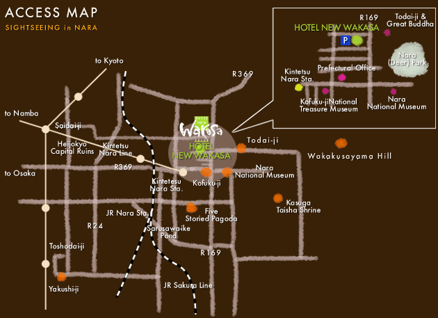 New Wakasa Access Map