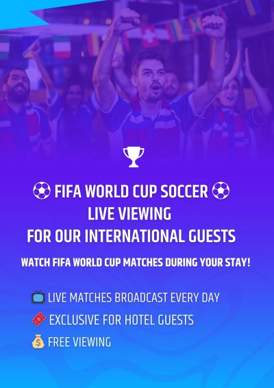 FIFA World Cup Live Viewing at Hotel New Wakasa